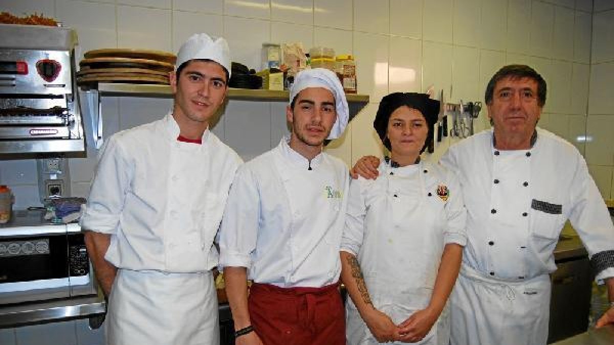 Alumnos de hostelería de Mojácar y Almería.x,au