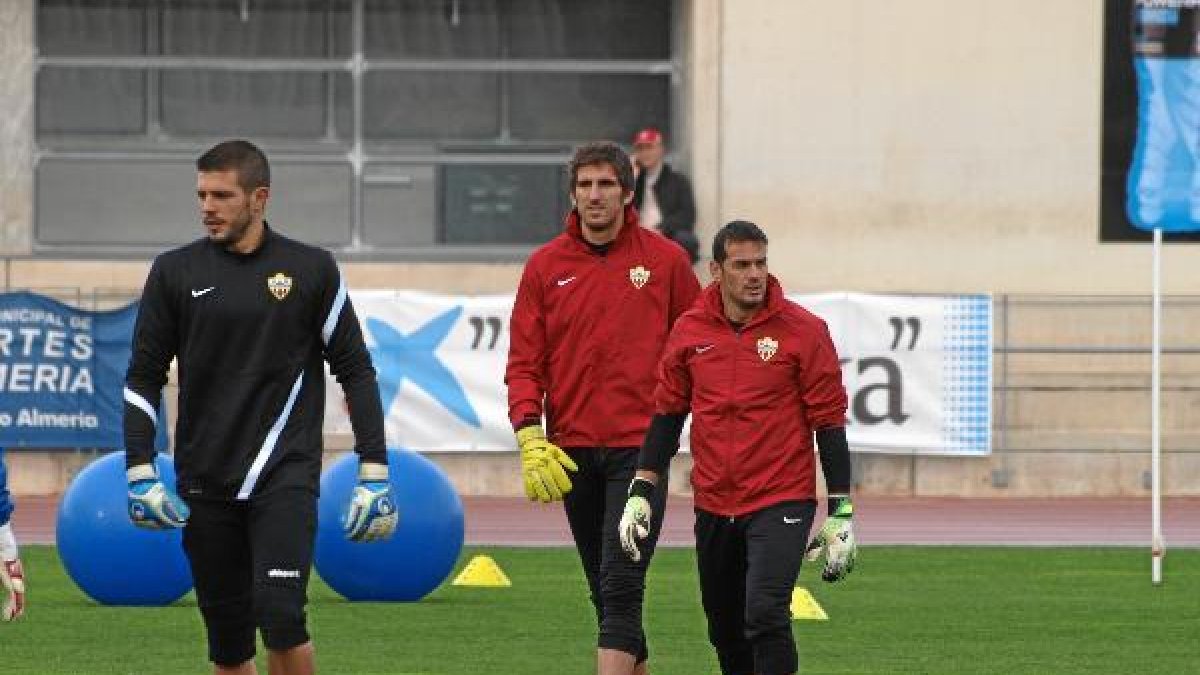 Víctor, Julián y Esteban en el Anexo.