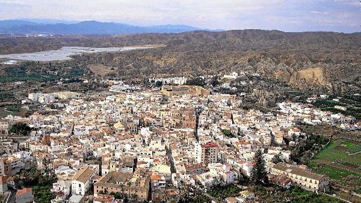 Vista panorámica de Cuevas del Almanzora.x,auto