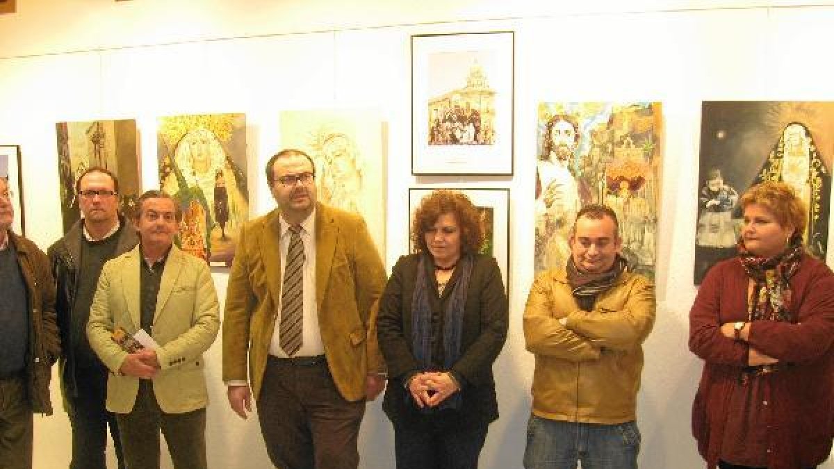 Inauguración de la muestra el pasado martes en la sede del IEA.