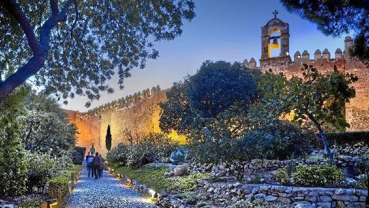 Visita nocturna a la Alcazaba el pasado mes de septiembre.e;cli