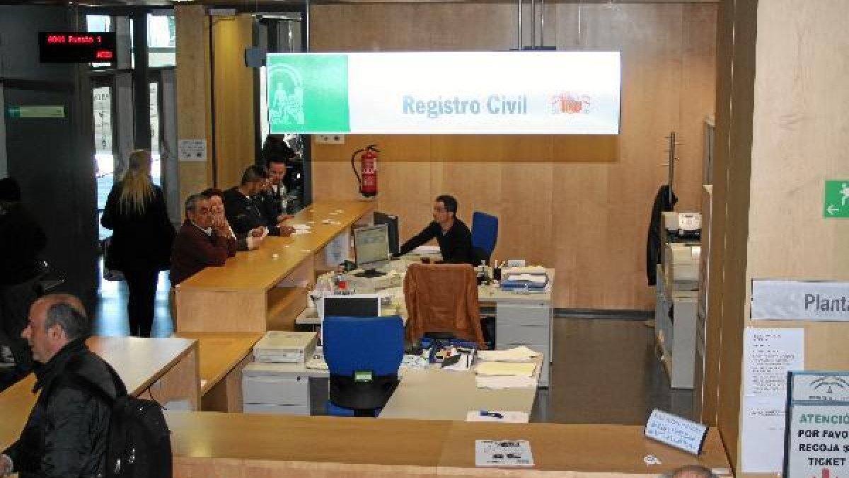 Registro Civil de los Juzgados de Almería. x,au