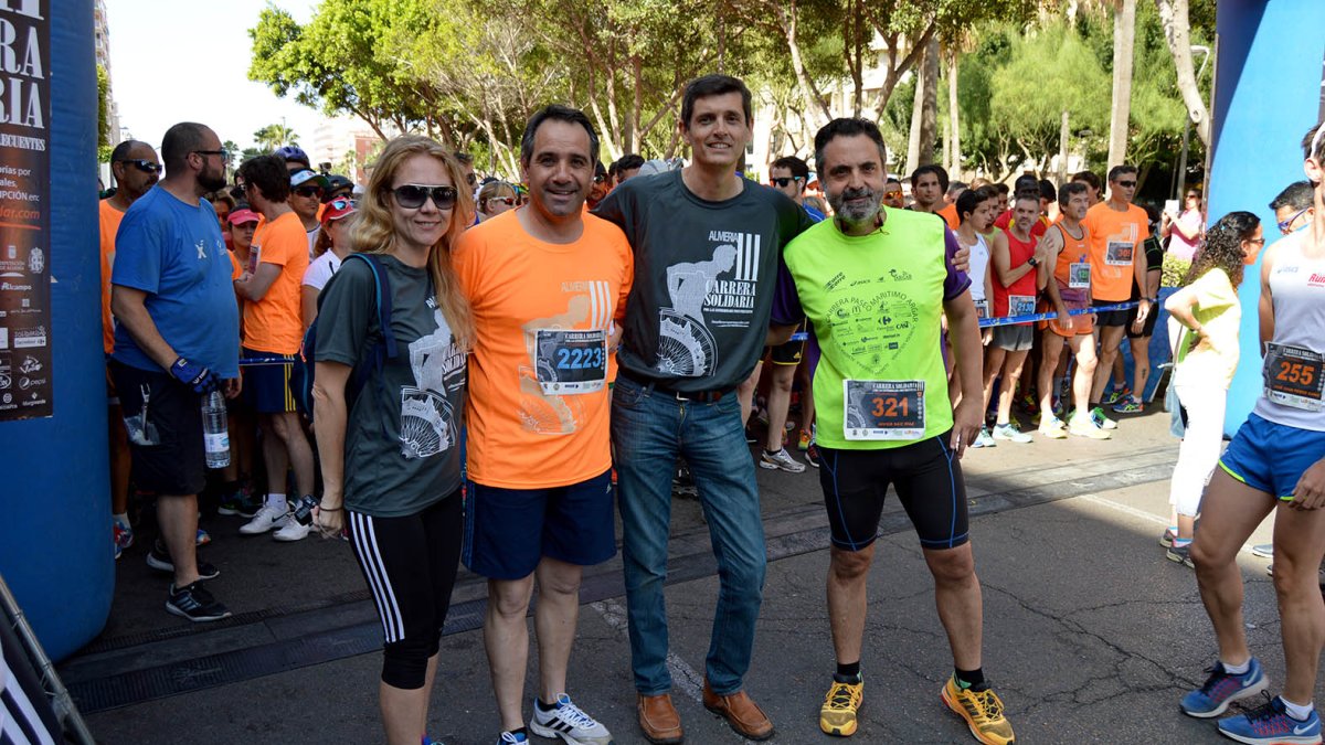 Juanjo Segura en la carrera de La Salle.