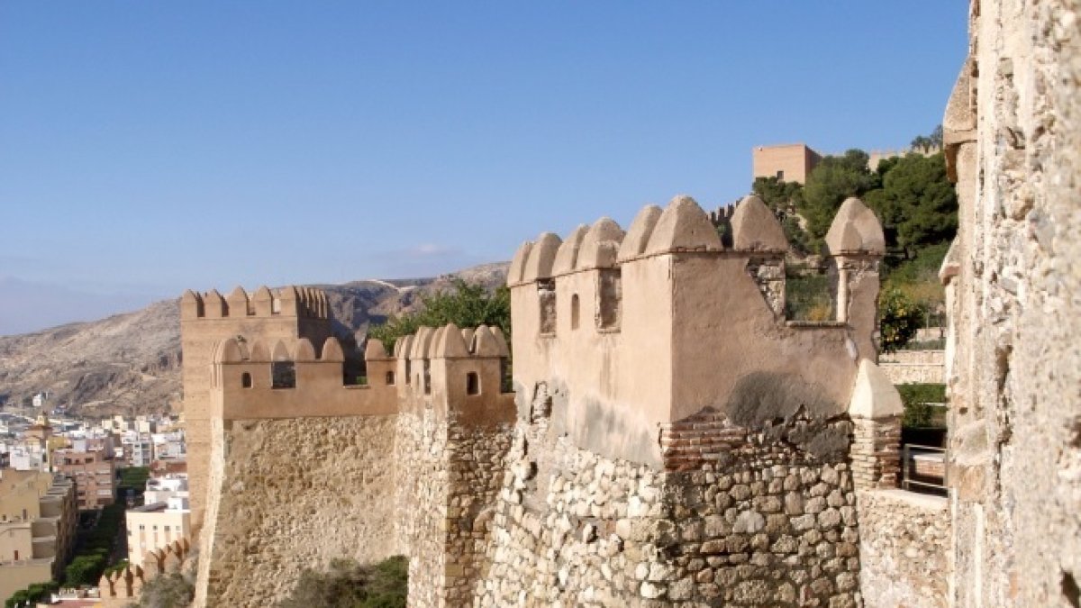 El bastión sur de La Alcazaba de Almería.