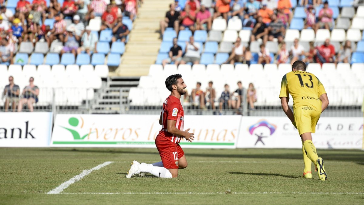 Chuli en el partido ante el Rayo Vallecano.