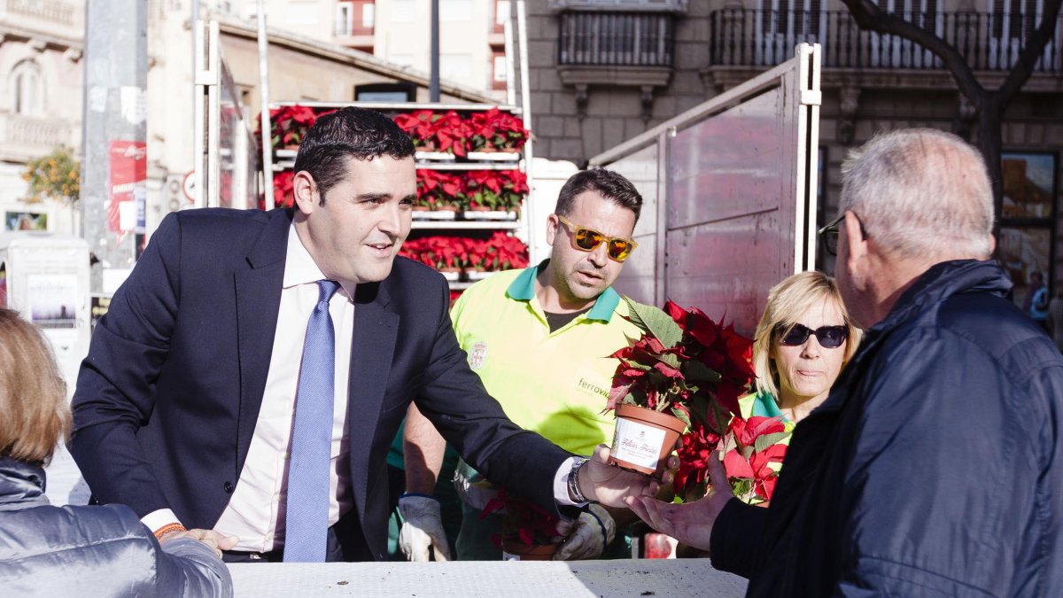 Reparto de pascueros en el día de ayer