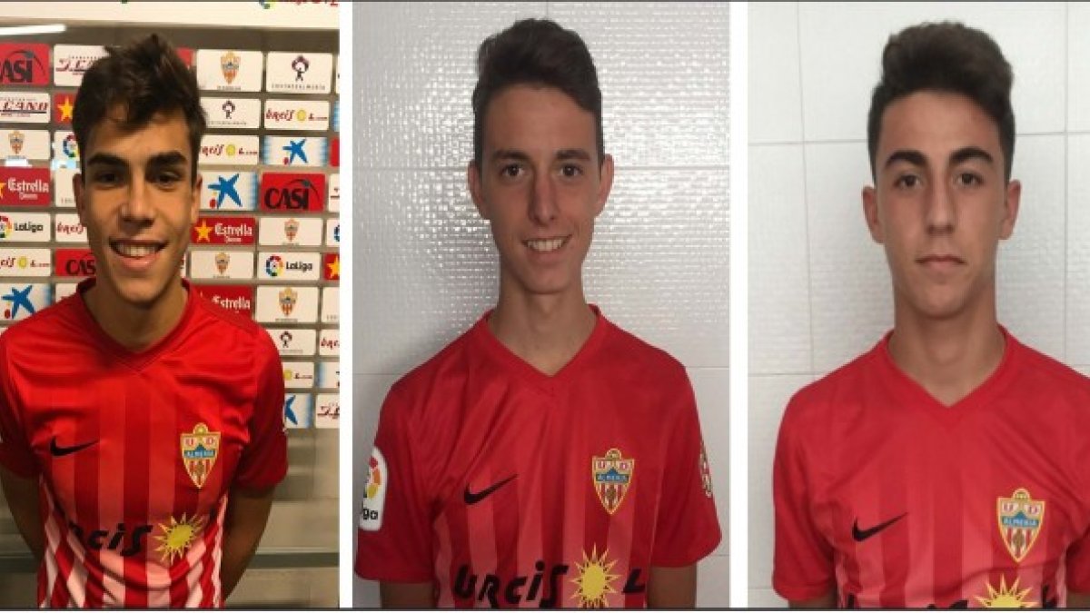 Dani Albiar, Raúl García y Mario Mañas.