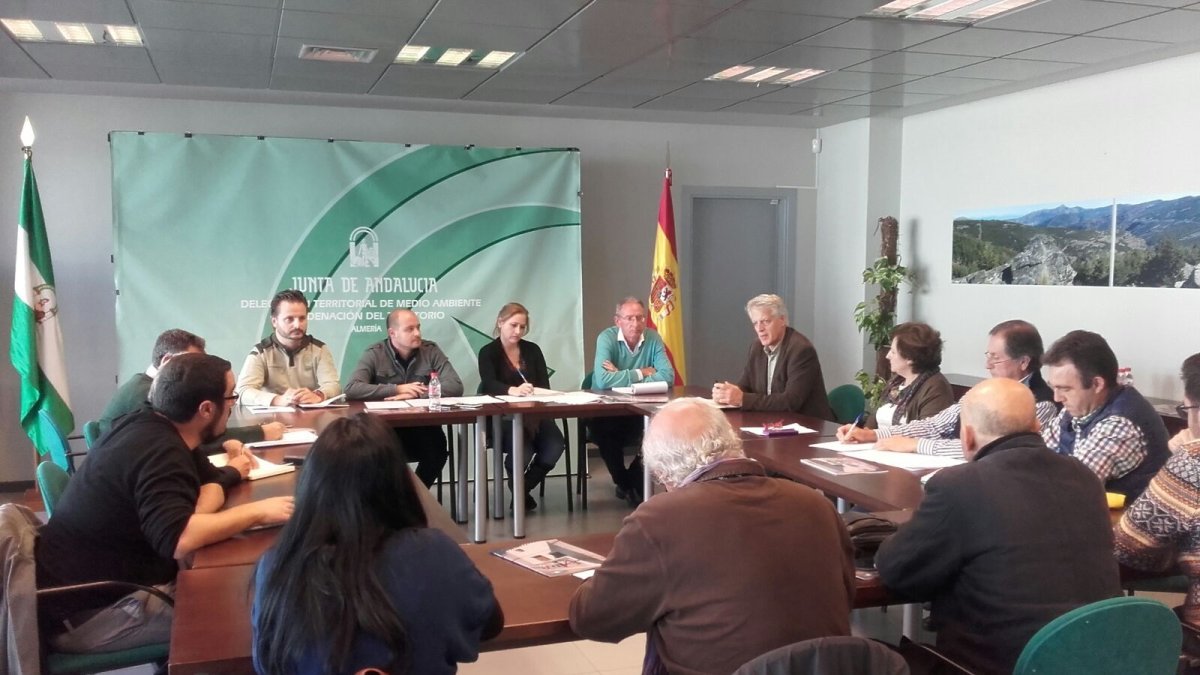 Imagen de la reunión celebrada en la Delegación de Medio Ambiente.