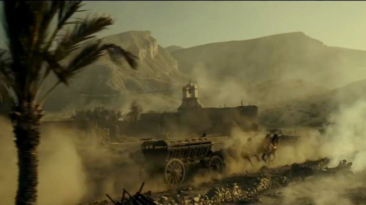 Almería está muy presente en la película.