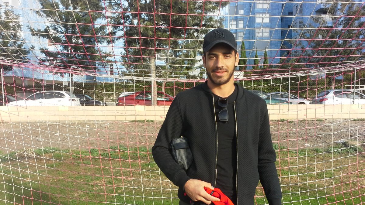 Gianfranco, en el campo de la Vega de Acá.