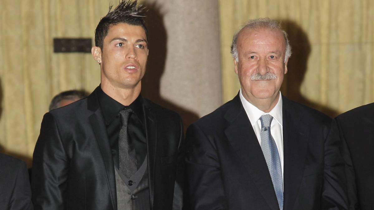 Cristiano y Don Vicente.