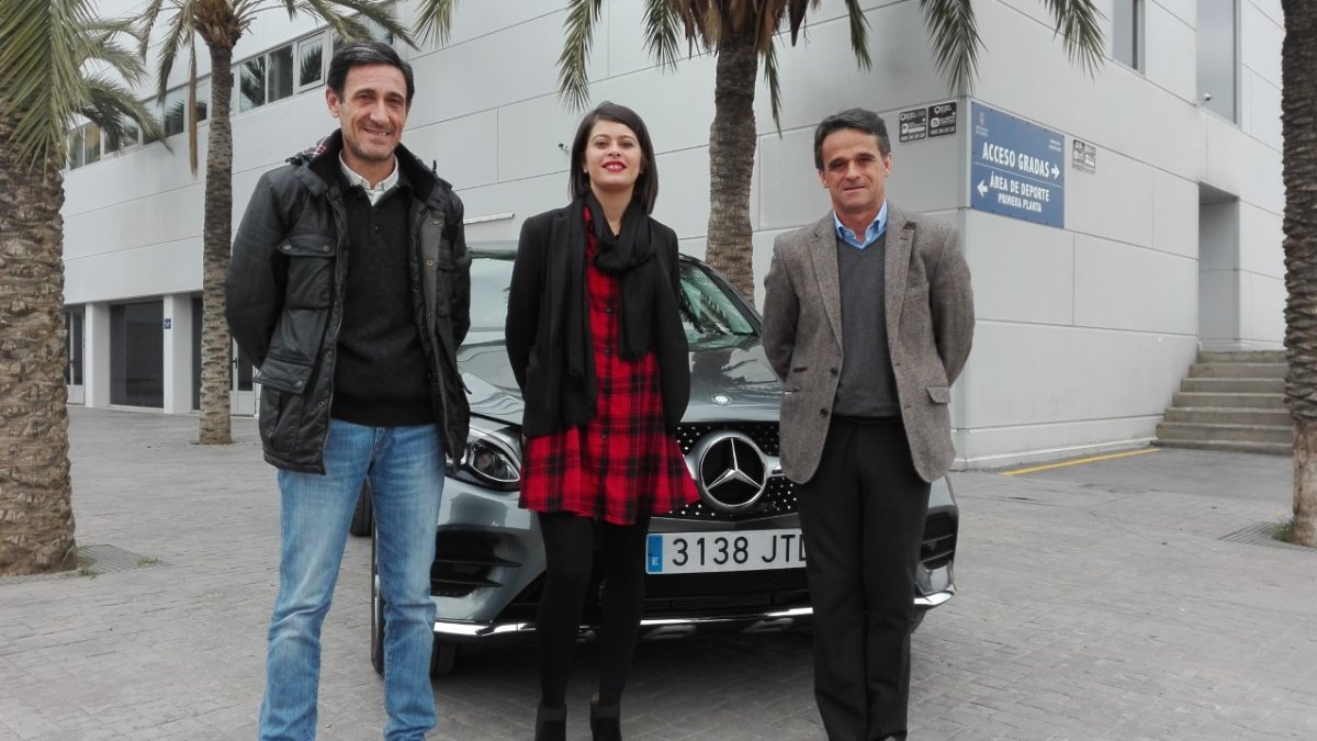 Juan Ibáñez, Ángeles Martínez y Juanjo Fernández.