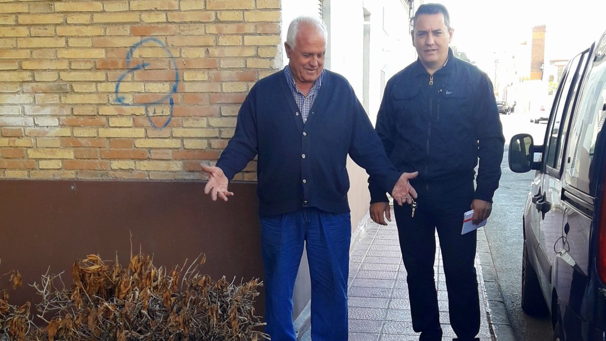 Visita del concejal Indalecio Gutiérrez al Alquián