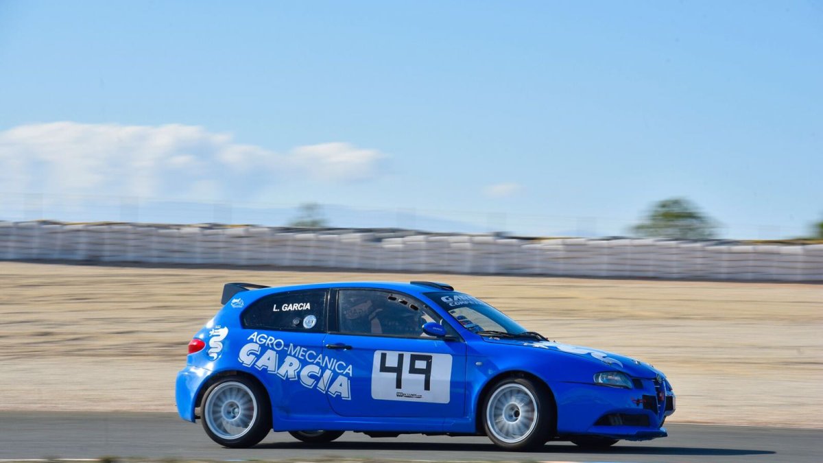 Luis García en Tabernas.