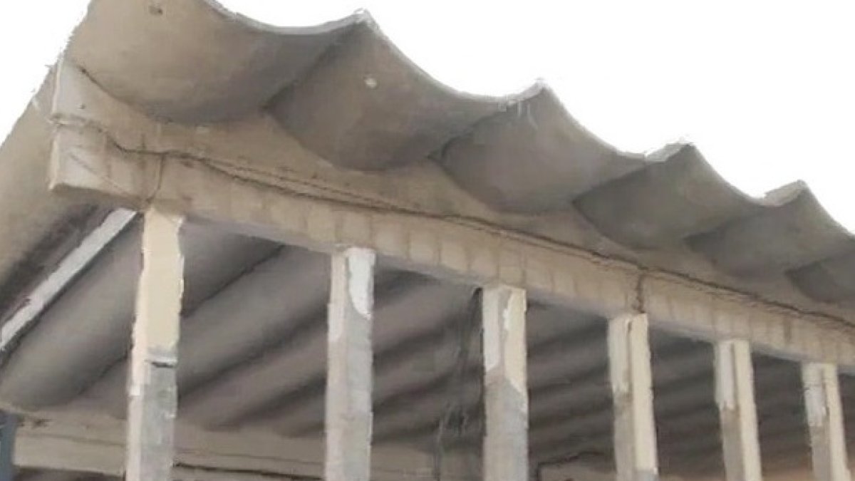 Imagen de archivo de las obras del nuevo mercado.