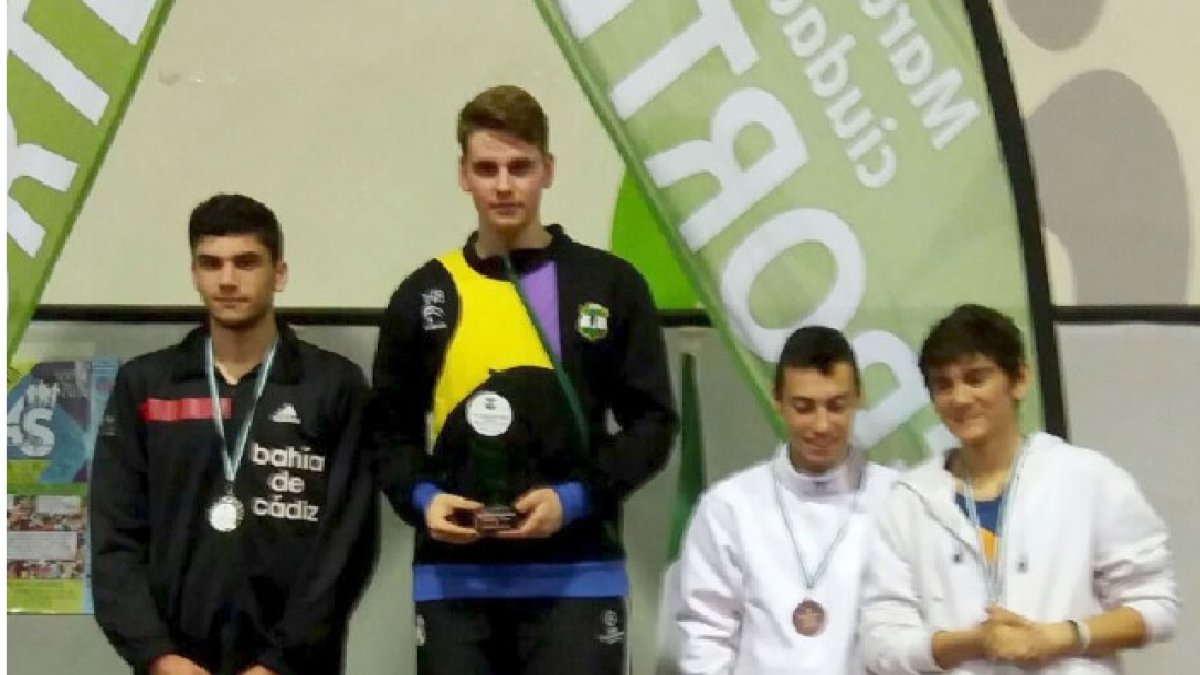 En lo más alto del podio.