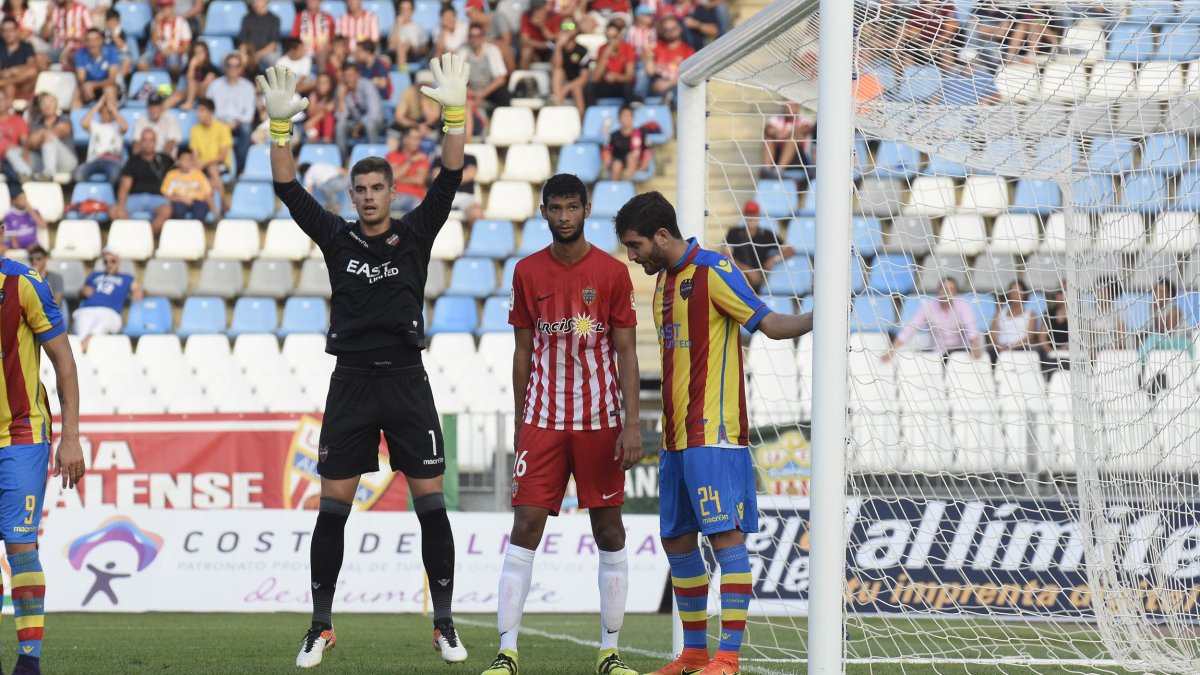 Joaquín, en el Almería-Levante.