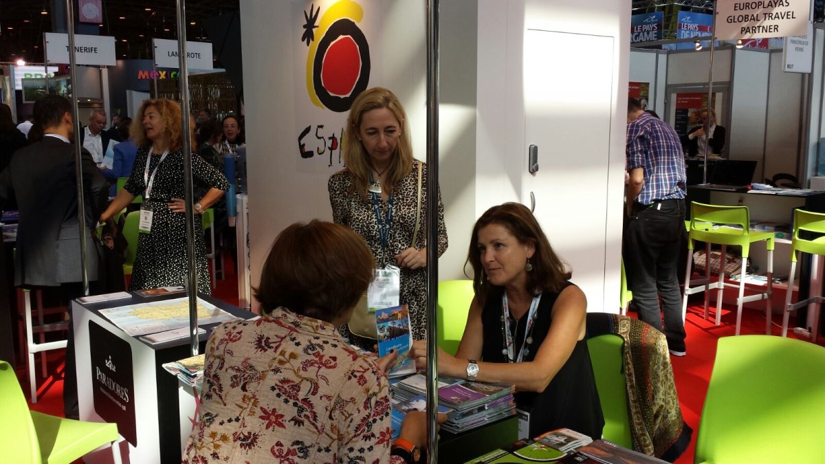 Stand promocional de ‘Costa de Almería’.