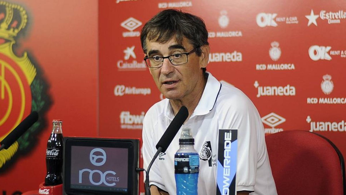 Fernando Vázquez en Son Moix.