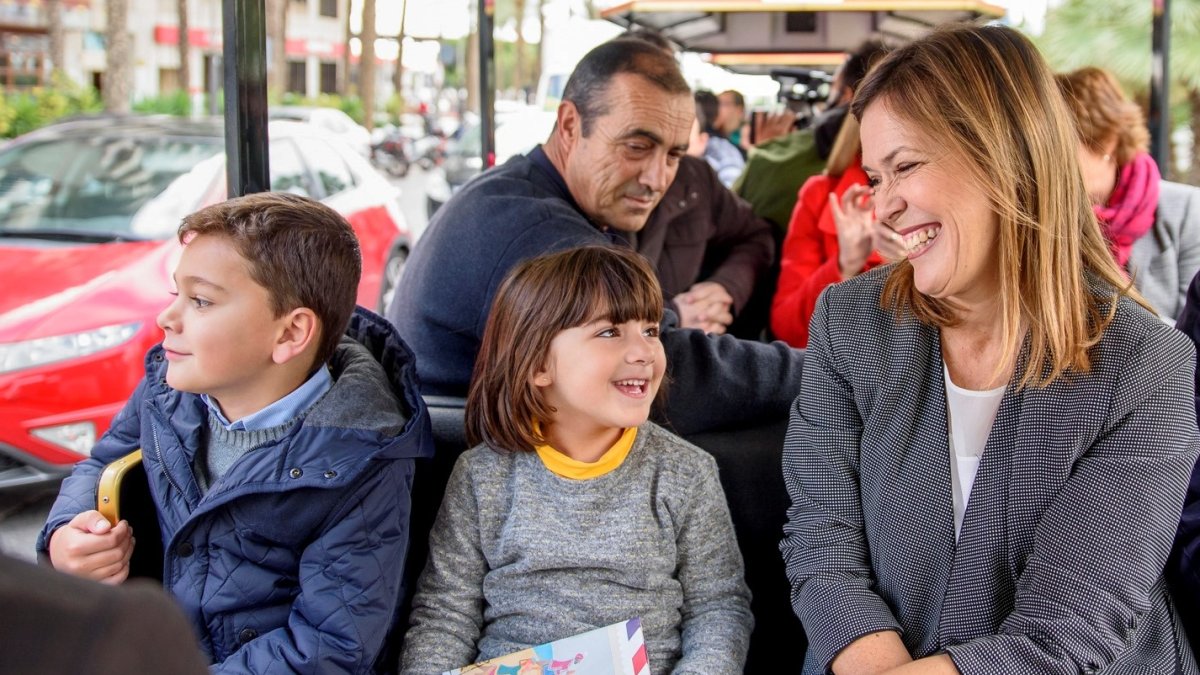 A bordo del Tren Navideño con Ana Martínez Labella.