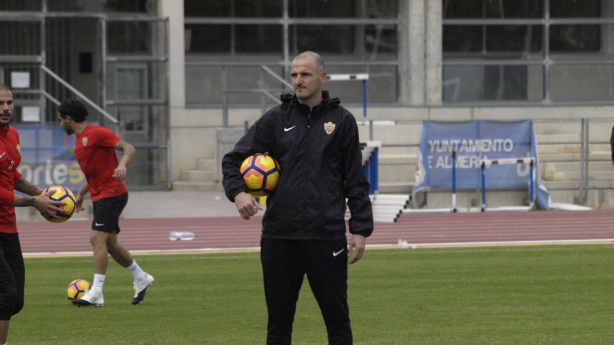 Soriano en el entrenamiento.