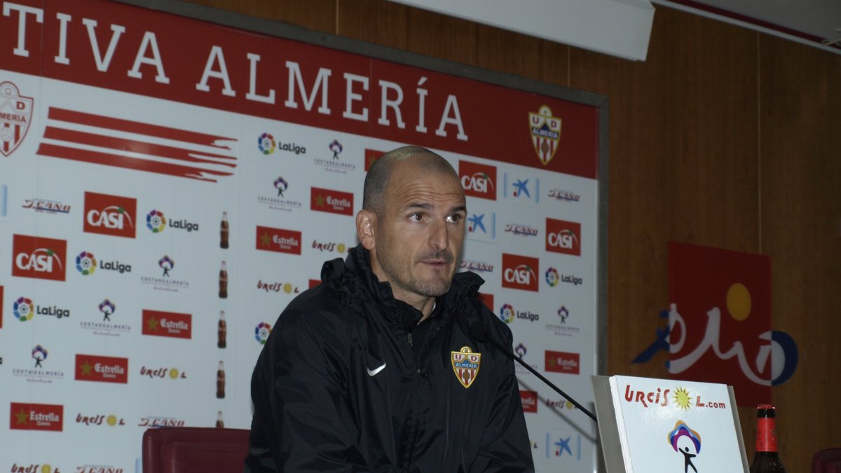 Soriano en sala de prensa.