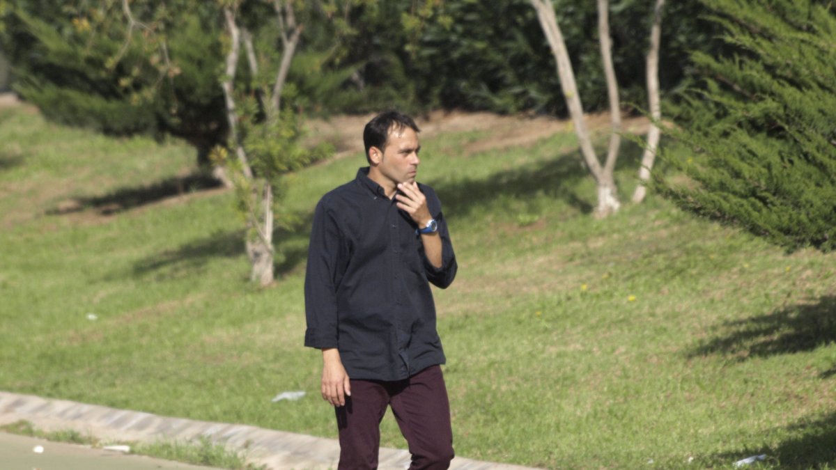 Fran Fernández en el campo Anexo.