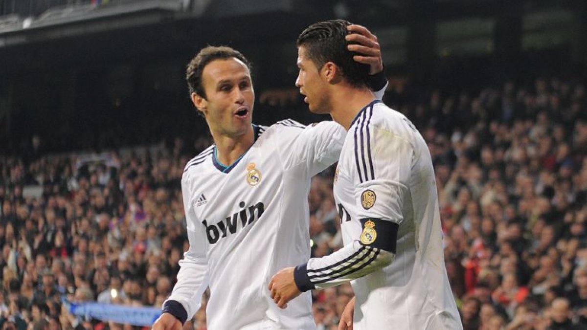 Carvalho con Cristiano Ronaldo.