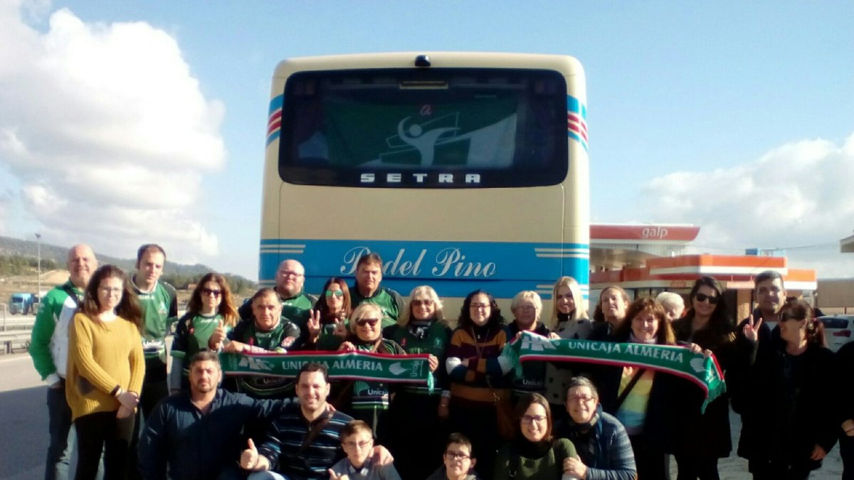 La Unión y Los Jaleantes con el Unicaja.