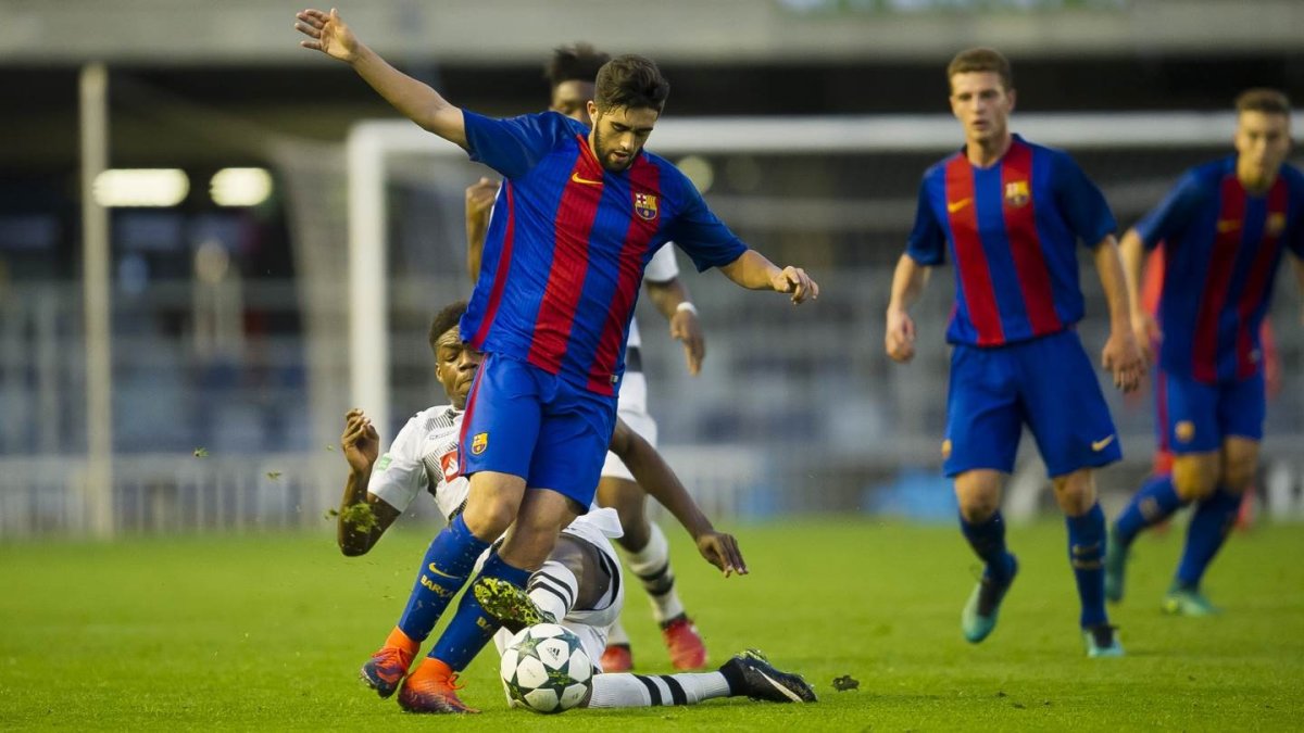 Dani García en el partido ante el Borussia M.
