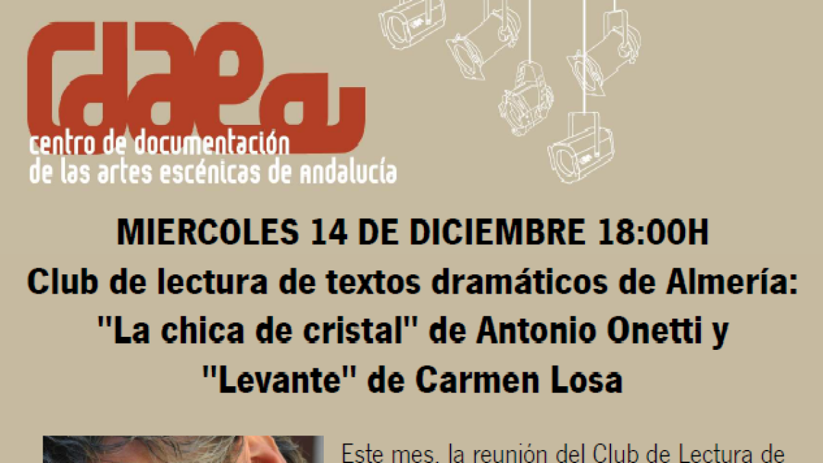 Cartel de una de las actividades