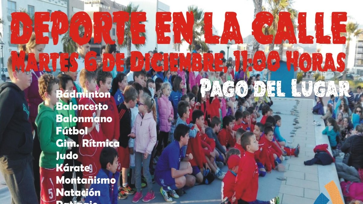 Cartel Deporte en la Calle.