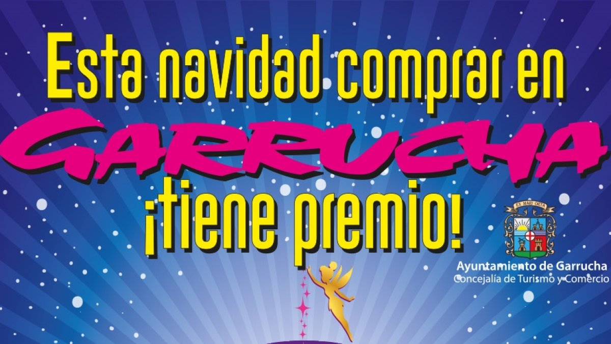 Cartel de la campaña navideña en Garrucha.
