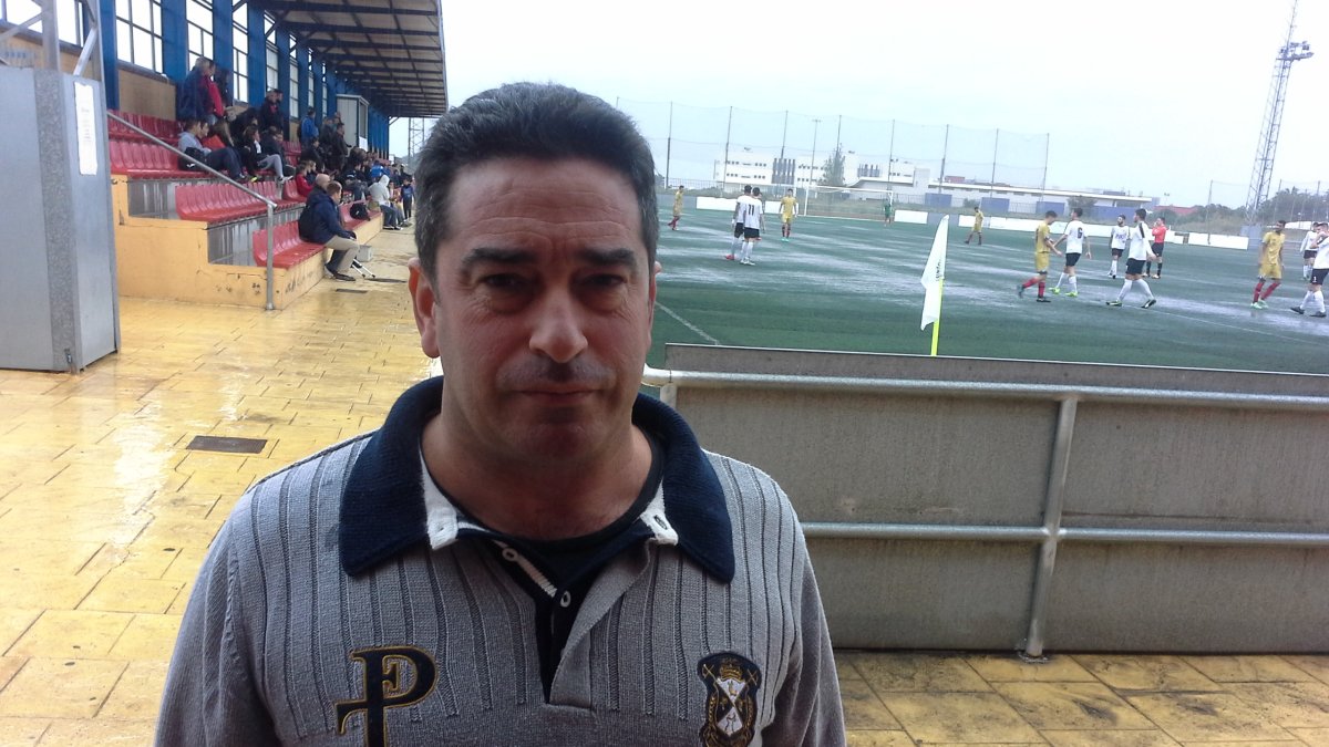 Oliva, este domingo en el campo de La Cañada.