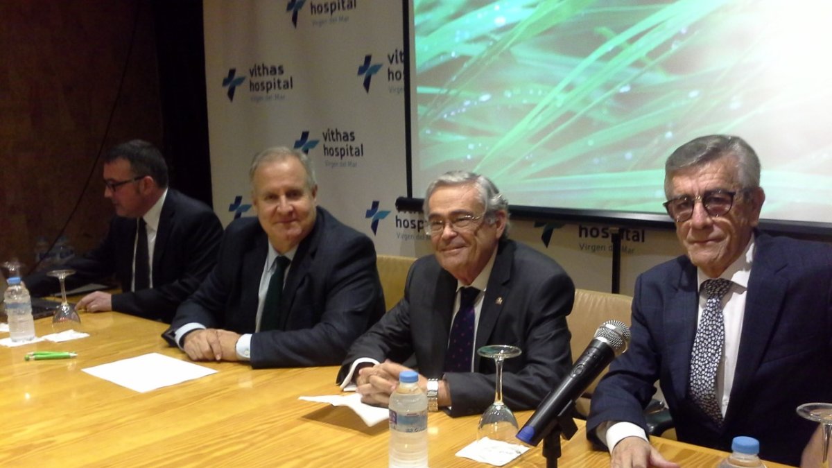 Francisco Bravo, Francisco José Martínez Amo, Andrés García Lorca y Justo Jiménez.