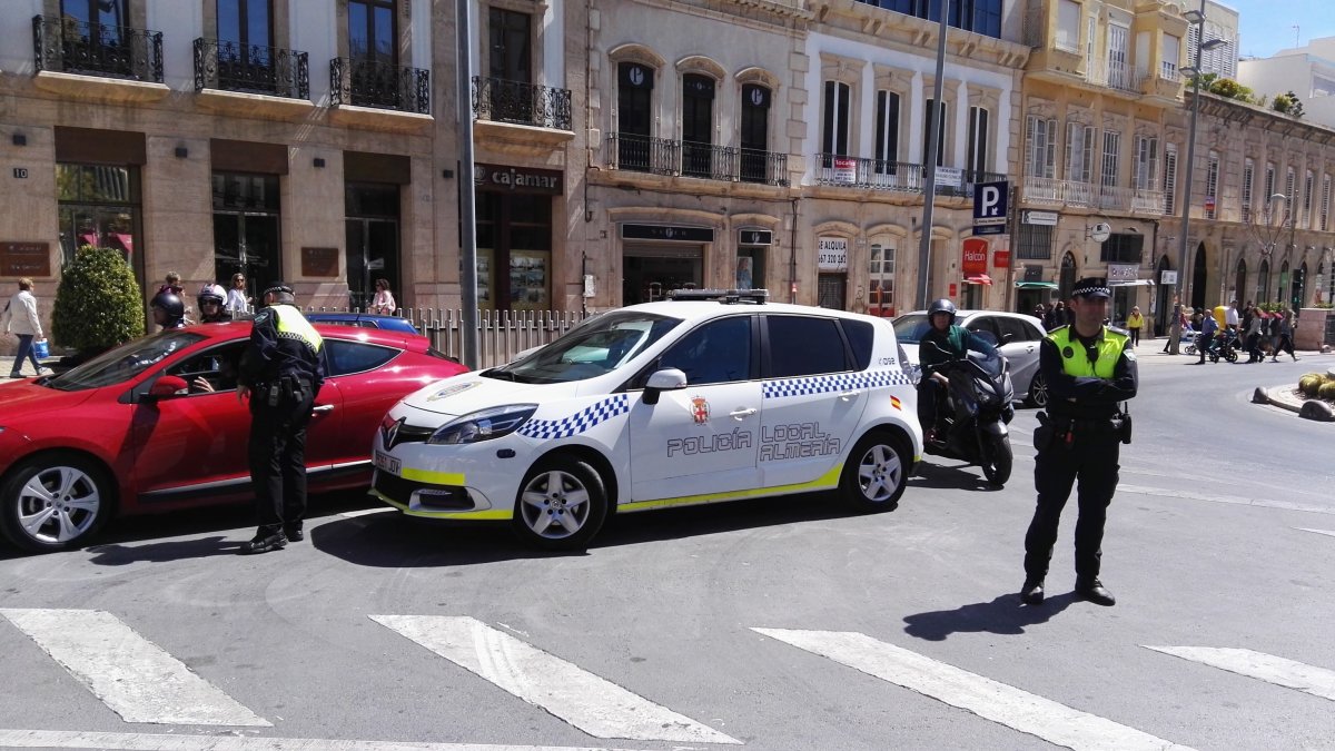 Foto de archivo de la Policía Local de Almería.