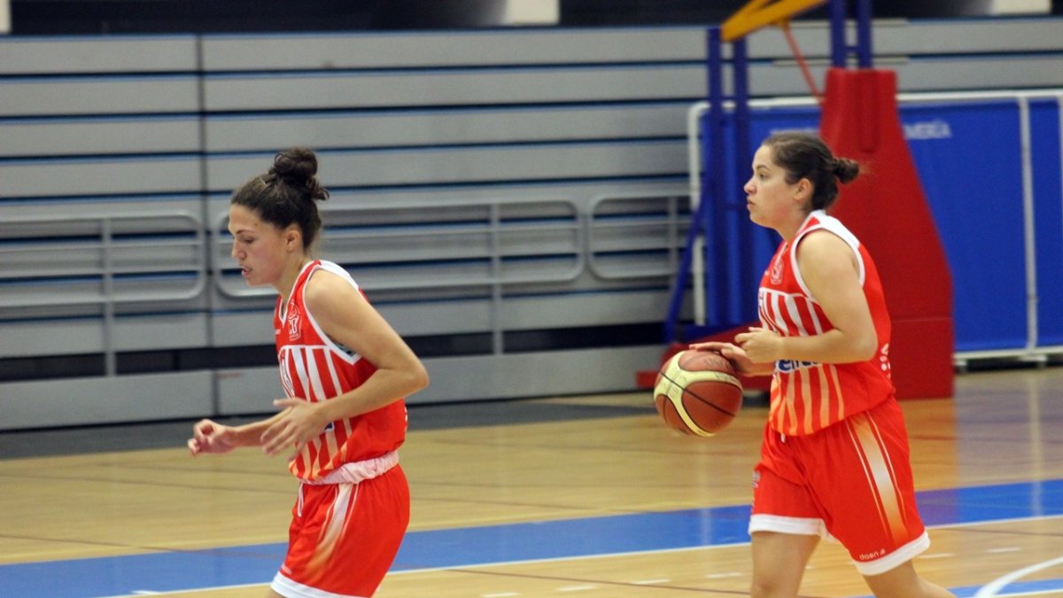 La jugadora del Syngenta en acción.