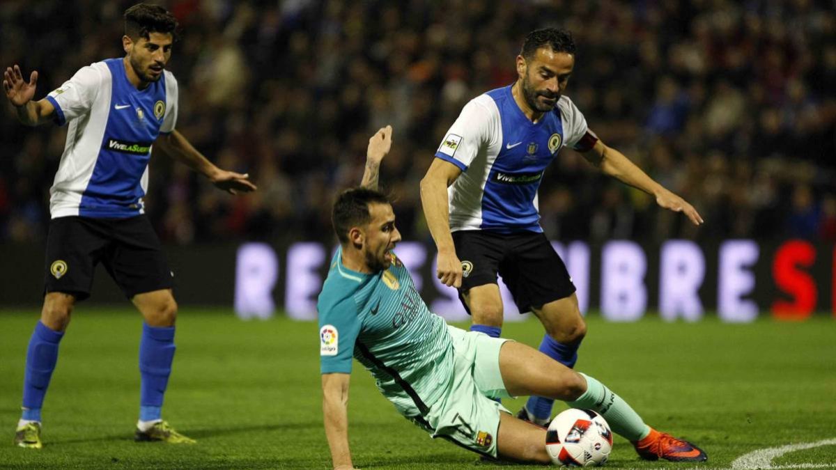 El Barcelona sufrió en el Rico Pérez.