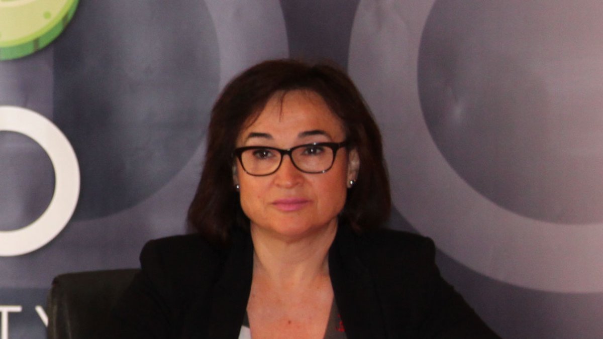 En la imagen, la edil socialista Ángeles Carvajal.