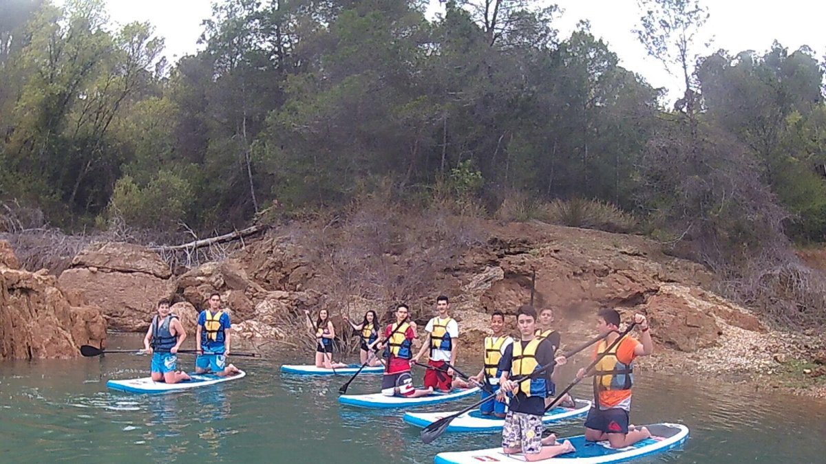 Los alumnos disfrutaron de actividades en la naturaleza.