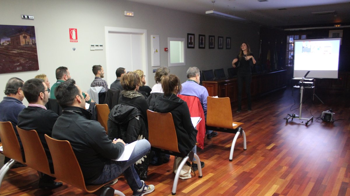 Alicia Puga, de Arqweb, impartió el taller.