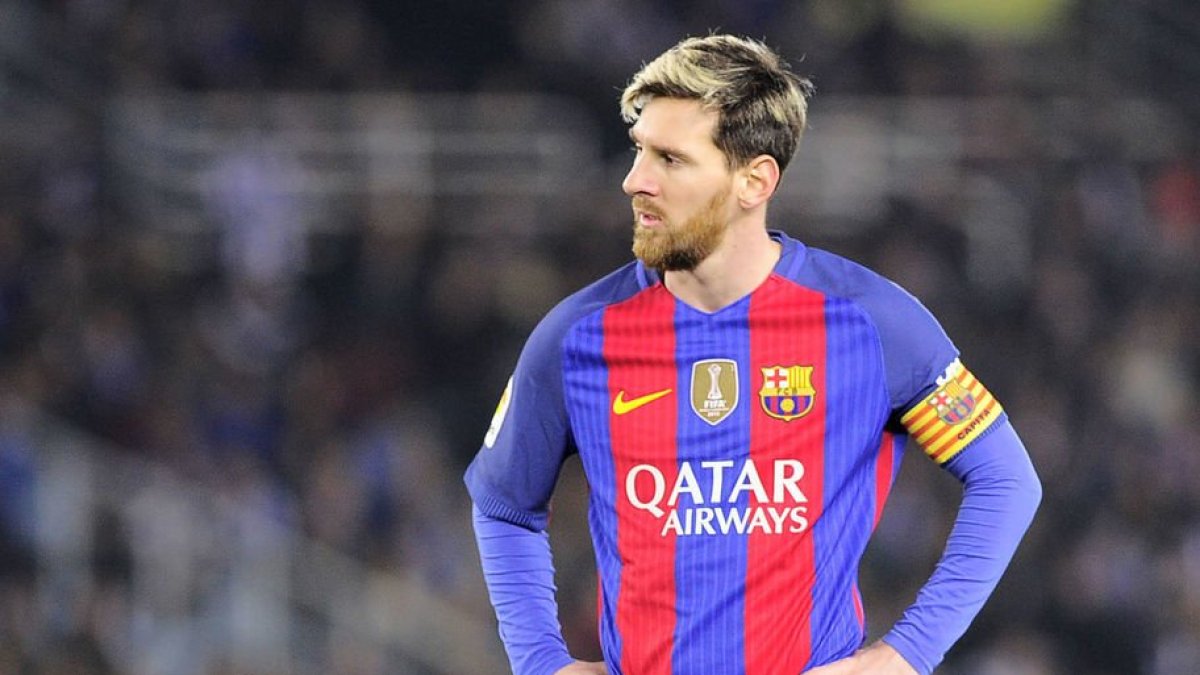 Messi, en Anoeta.