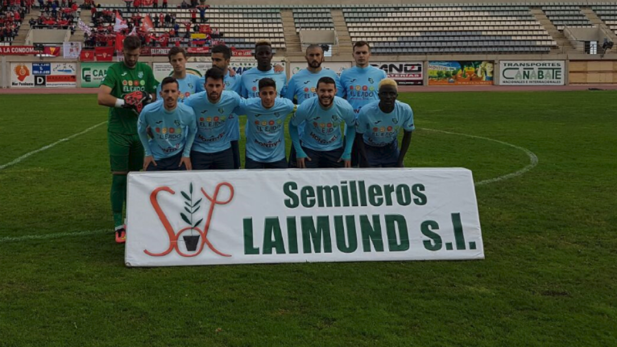 El once del CD El Ejido.