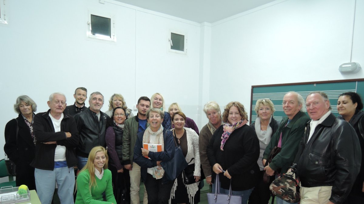 Alumnos de la iniciativa lingüística impulsada por la Concejalía de Atención al Ciudadanos de Habla no Española.