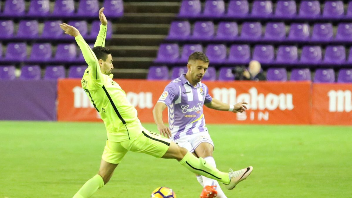 Una jugada del partido.