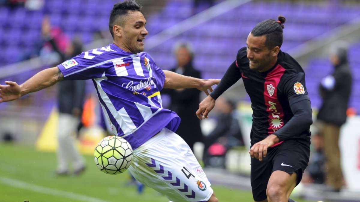 Una jugada del partido de la pasada Liga.