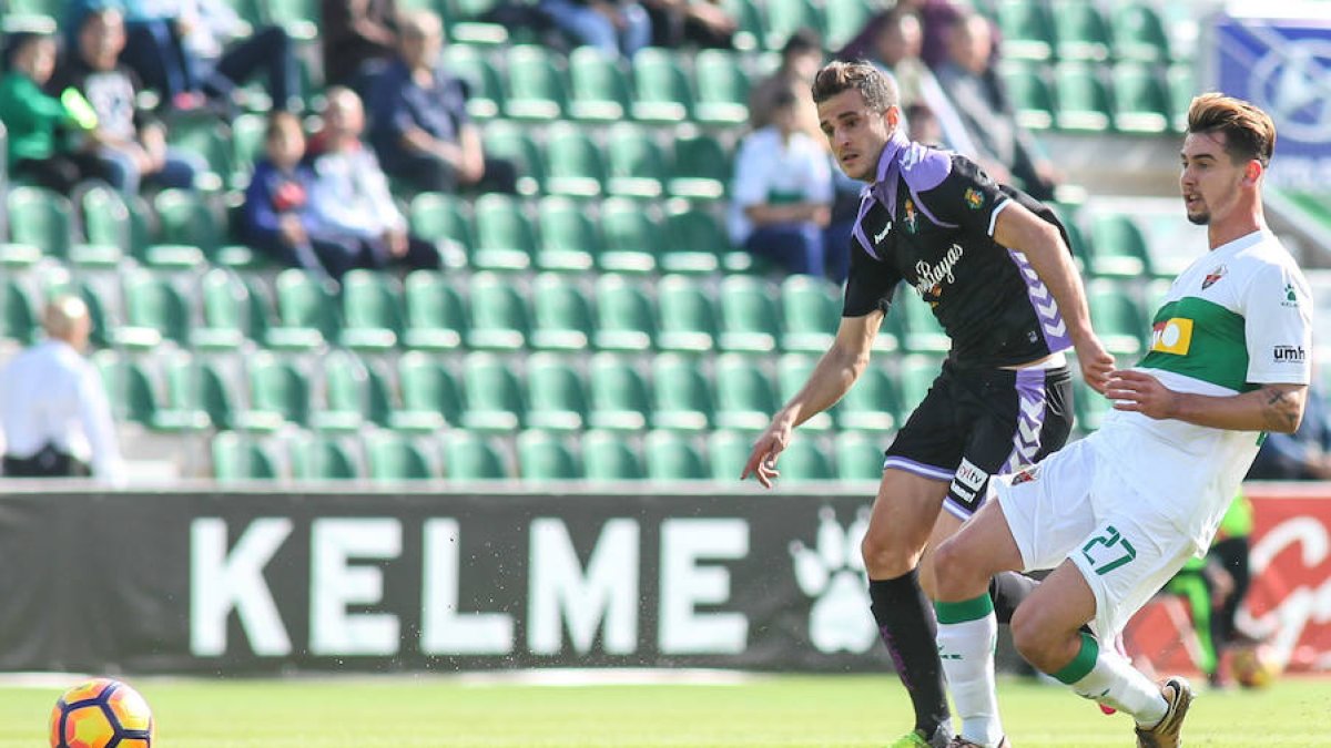 El Valladolid perdió 2-0 en Elche.
