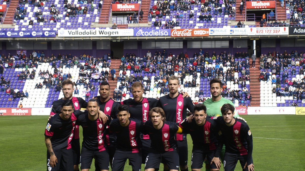 El once que jugó en Valladolid la pasada campaña.