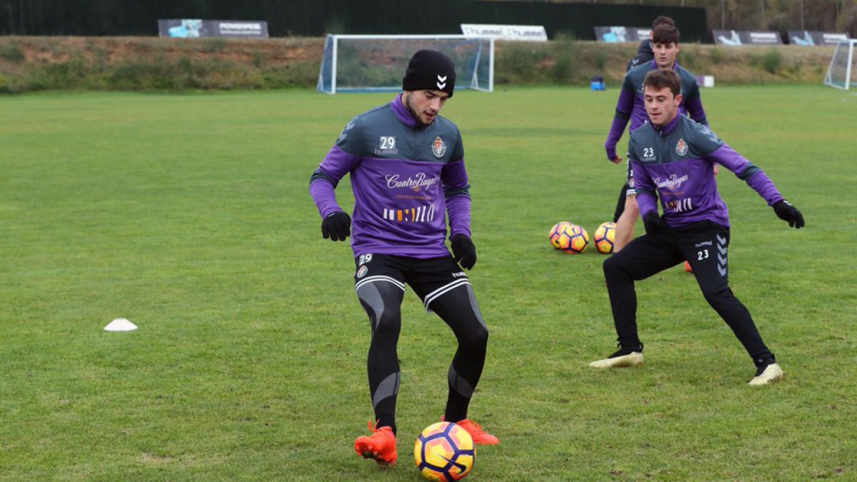 Entrenamiento del Valladolid.