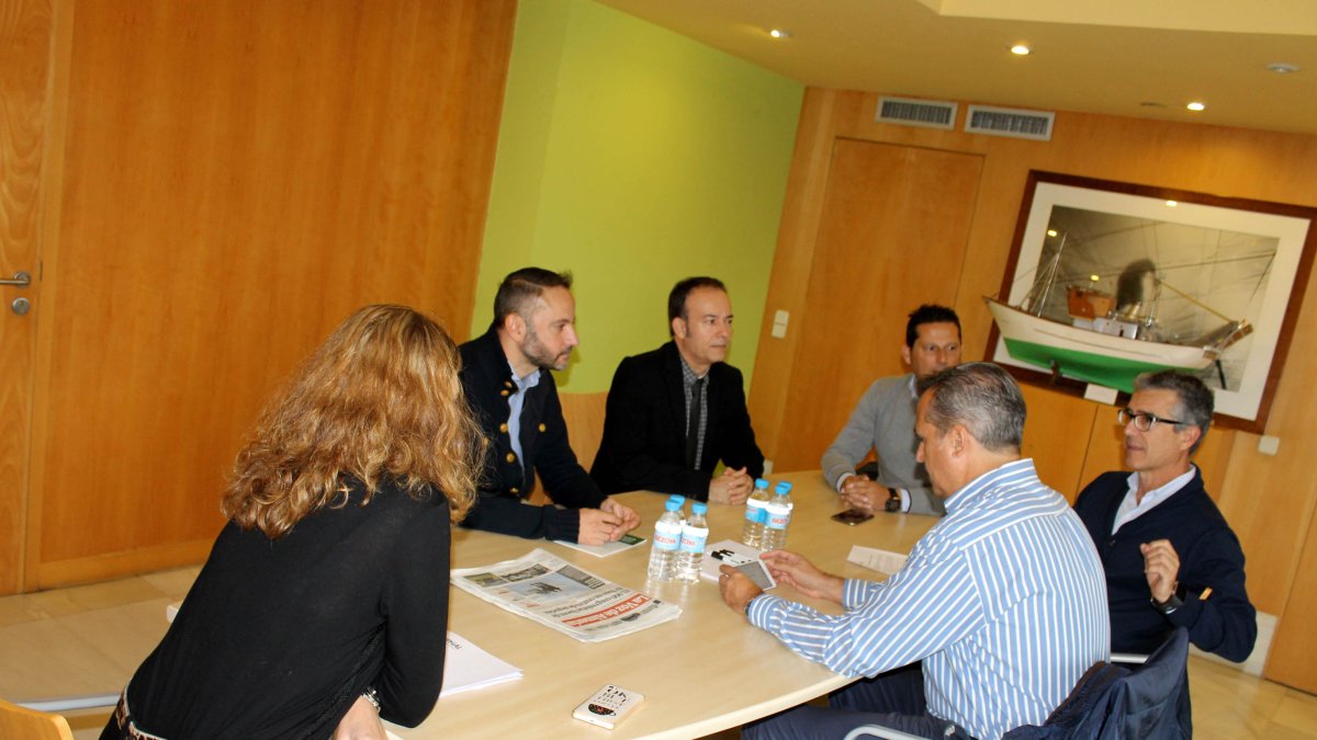 Reunión ayer en la sede de Coexphal